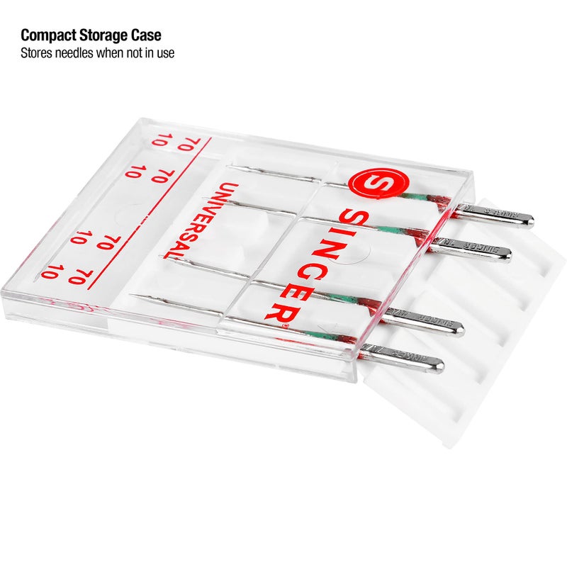 سينجر إبر الماكينة ذات النقاط العادية العالمية من SINGER، عدد 20، مقاسات 80/12، 90/14، 100/16 - Image 3